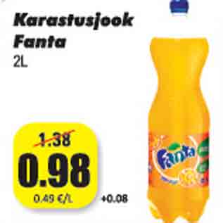 Allahindlus - Karastusjook Fanta 2 l