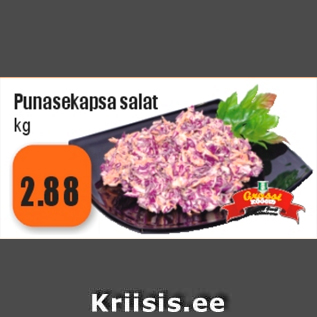 Allahindlus - Punasekapsa salat kg