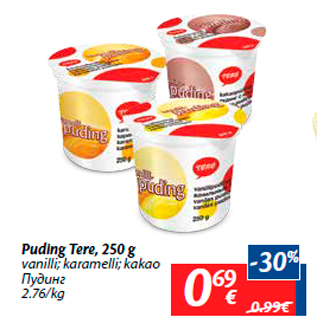 Allahindlus - Puding Tere, 250 g