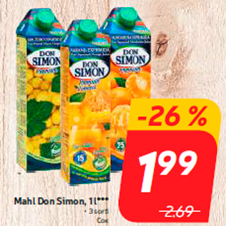 Allahindlus - Mahl Don Simon, 1 l***