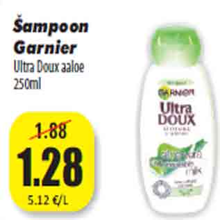 Allahindlus - Šampoon Garnier Ultra Doux aaloe 250ml