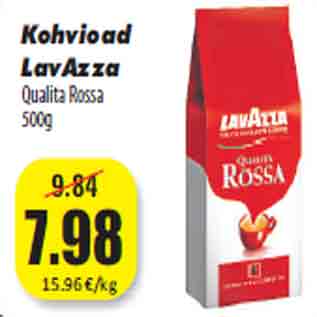 Allahindlus - Kohvioad LavAzza Qualita Rossa 500g