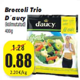 Allahindlus - Broccoli Trio D´aucy (külmutatud) 400g