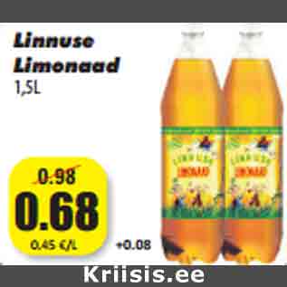 Allahindlus - Linnuse Limonaad 1,5L