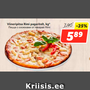 Allahindlus - Viineripitsa Rimi pagaritelt, kg*