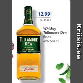 Allahindlus - Whiskey Tullamore Dew