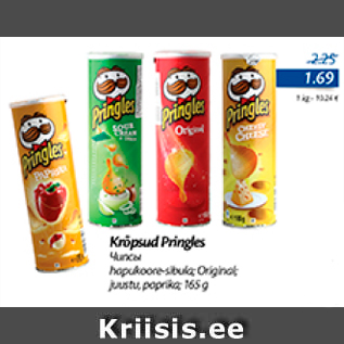 Allahindlus - Krõpsud Pringles