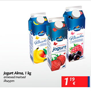 Allahindlus - Jogurt Alma, 1 kg