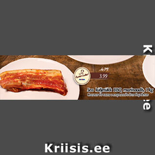 Allahindlus - Sea küljetükk BBQ marinaadis, 1 kg