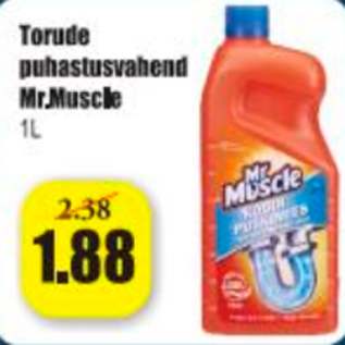 Allahindlus - Torude puhastusvahend Mr.Muscle