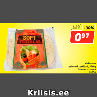 Allahindlus - Virtuosso pehmed tortiljad, 370 g