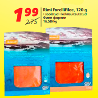 Allahindlus - Rimi forellifilee, 120 g