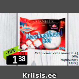 Allahindlus - Vahukomm Van Damme BBQ 300g