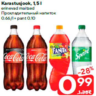 Allahindlus - Karastusjook, 1,5 l