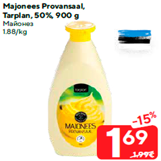 Allahindlus - Majonees Provansaal, Tarplan, 50%, 900 g