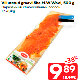 Allahindlus - Viilutatud graavilõhe M.W.Wool, 500 g