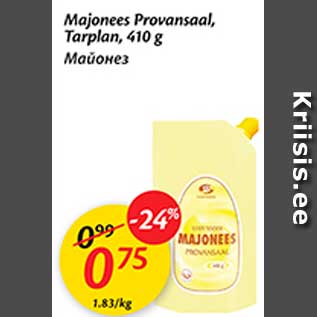 Allahindlus - Majonees Provansaal Tarplan, 410 g