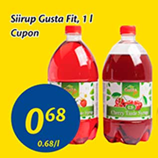 Allahindlus - Siirup Gusta Fit, 1 l