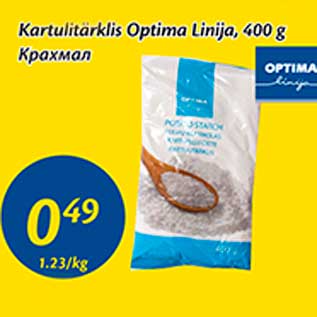 Allahindlus - Kartulitärklis Optima Linija, 400 g