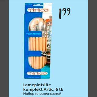 Allahindlus - Lamepintslite komplekt Artic, 6 tk