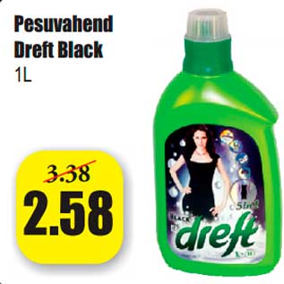 Allahindlus - Pesuvahend Dreft Black 1L