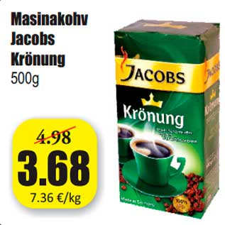 Allahindlus - Masinakohv Jacobs Krönung 500g