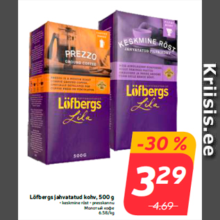 Allahindlus - Löfbergs jahvatatud kohv, 500 g