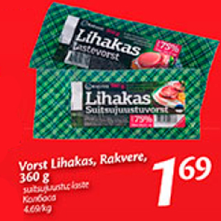 Allahindlus - Vorst Lihakas, Rakvere, 360 g