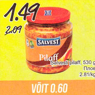 Allahindlus - Salvesti pilaff, 530 g