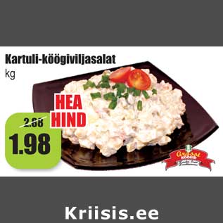 Allahindlus - Kartuli-köögiviljasalat kg