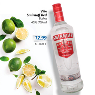 Allahindlus - Viin Smirnoff