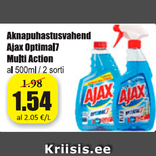 Allahindlus - Nknapuhastusvahend Ajax Optimal7 Multi Action