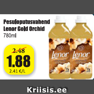 Allahindlus - Pesuloputusvahend Lenor Gold Orchid 780 ml