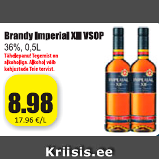 Allahindlus - Brandy Imperial XII VSOP