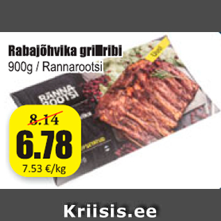 Allahindlus - Rabajõhvika grillribi