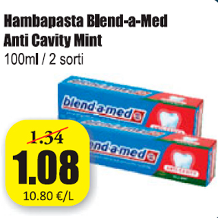 Allahindlus - Hambapasta Blend-a-Med Anti Cavity Mint