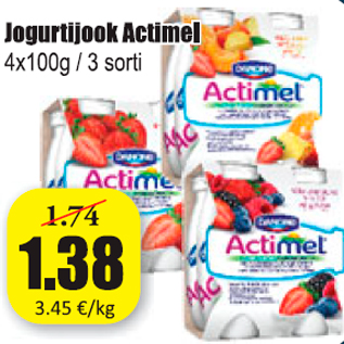 Allahindlus - Jogurtijook Actimel