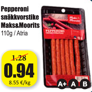 Allahindlus - Pepperoni snäkkvorstike Maks&Moorits