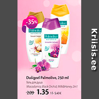 Allahindlus - Dušigeel Palmolive, 250 ml