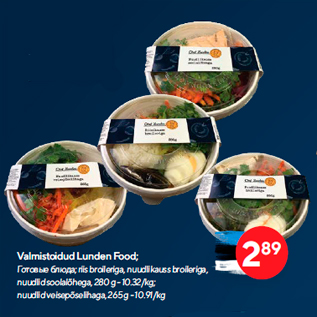 Allahindlus - Valmistoidud Lunden Food