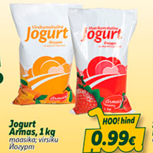 Allahindlus - Jogurt Armas, 1 kg