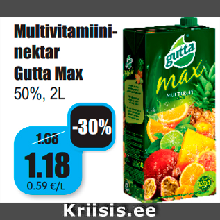 Allahindlus - Multivitamiininektar Gutta Max