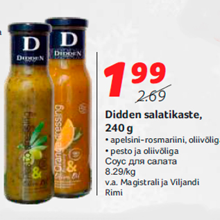 Allahindlus - Didden salatikaste, 240 g