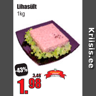 Allahindlus - Lihasült 1kg