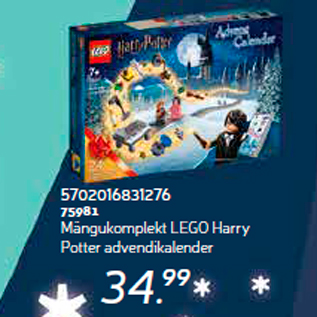 Скидка - Игровой набор LEGO Рождественский календарь Harry Potter