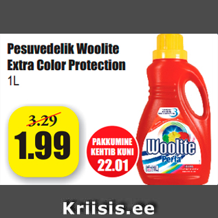 Allahindlus - Pesuvedelik Woolite Extra Color Protection 1L