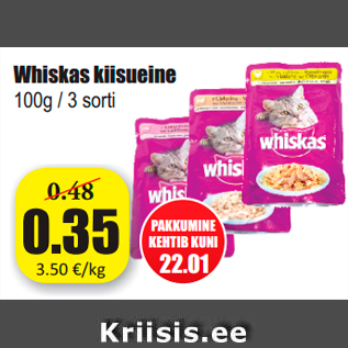 Allahindlus - Whiskas kiisueine