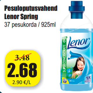 Allahindlus - Pesuloputusvahend Lenor Spring