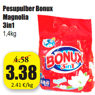 Allahindlus - Pesupulber Bonux Magnolia 3in1