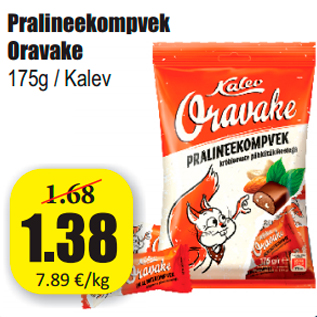 Allahindlus - Pralineekompvek Oravake